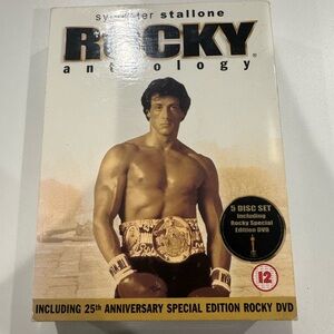 Rocky Anthology (DVD, 2001, 5-Disc Set, Box Set)
